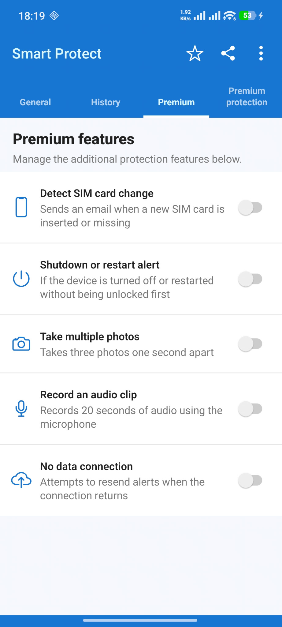 Protections — SmartProtect